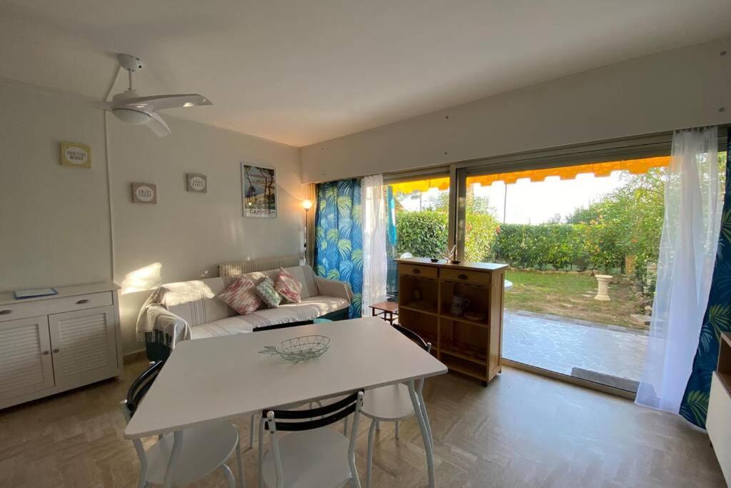 C037-Nice Studio With Garden And Parking - Near Beach Cannes Exteriér fotografie
